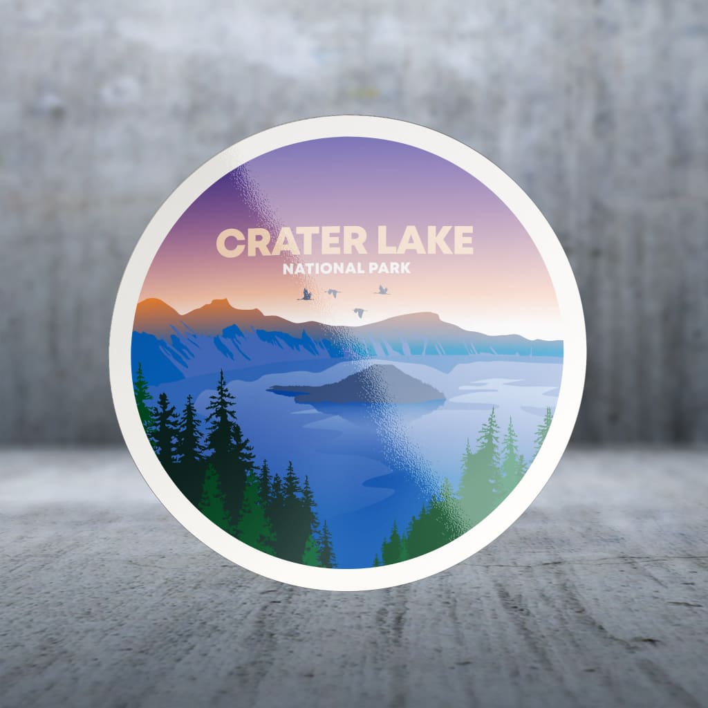 1476 - Clean Np Badge Crater Lake