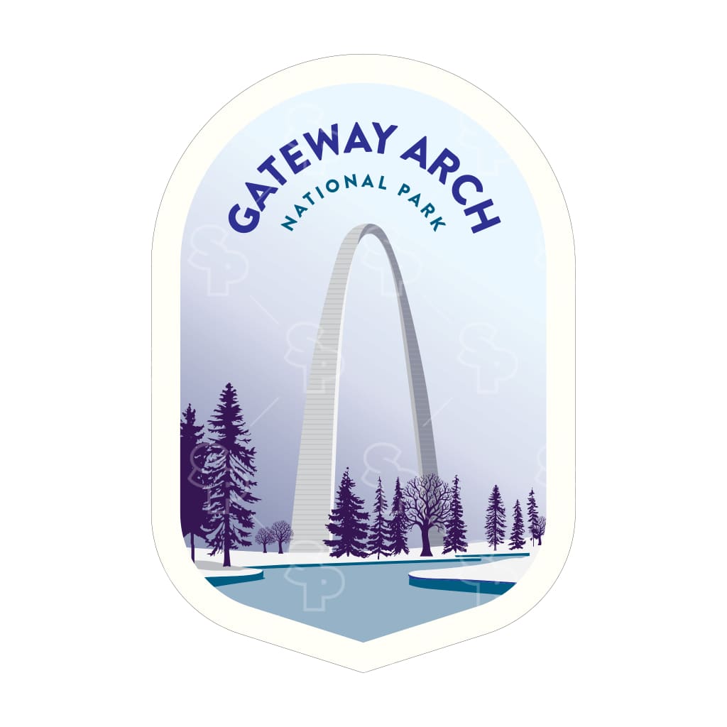 1479 - Clean Np Badge Gateway Arch