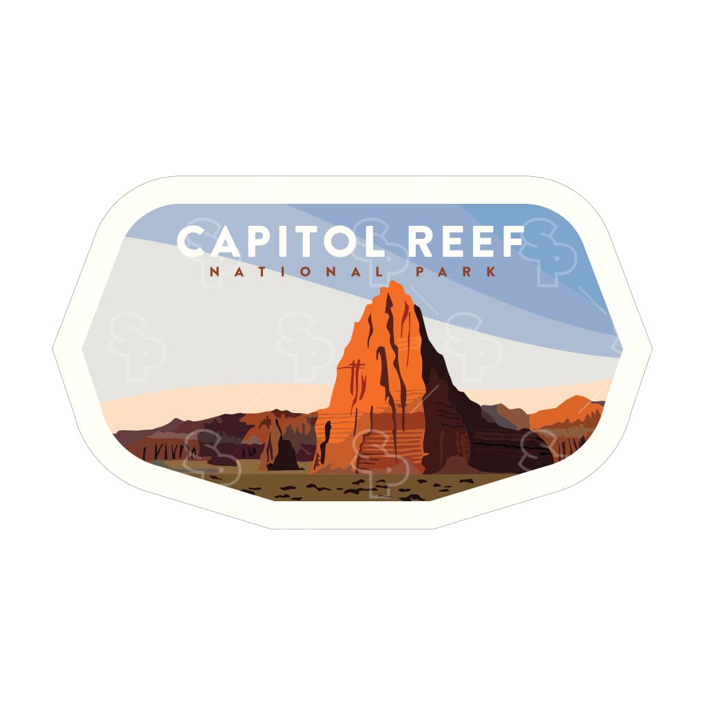 1484 - Clean Np Badge Capitol Reef