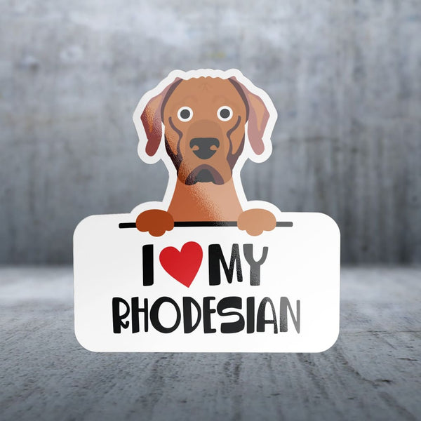 Sticker Pack | 14850 - Dogs I Love - Rhodesian Ridgeback