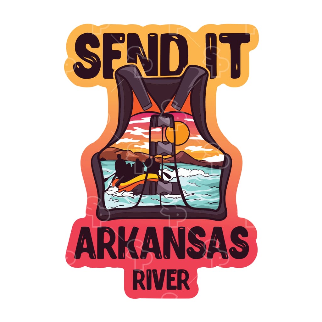 Bend Rafting Sticker Sticker Pack | 15571 - Send It - Rafting