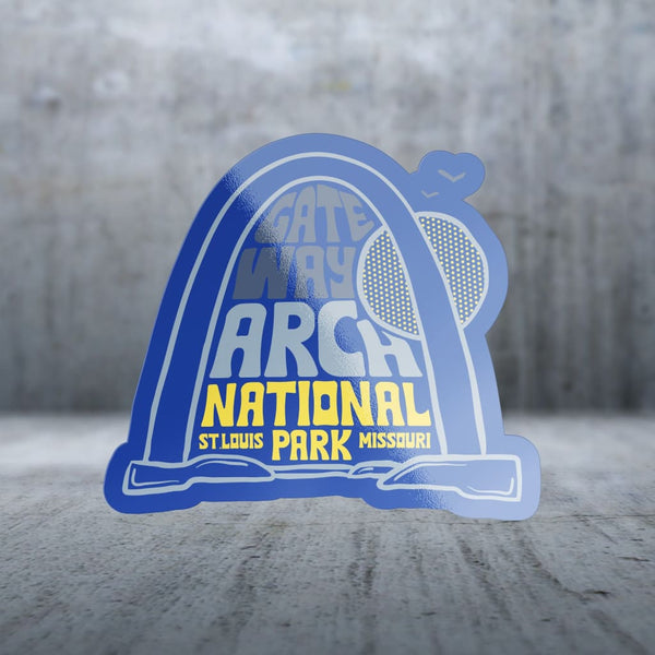 Sticker Pack | 15679 - Gateway Arch Text Under