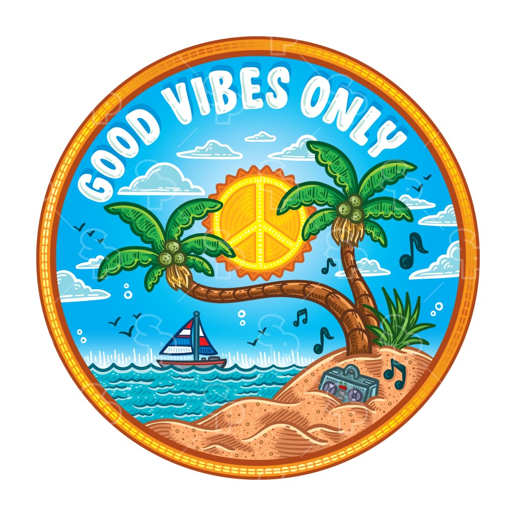 1608 - Good Vibes Only Beach