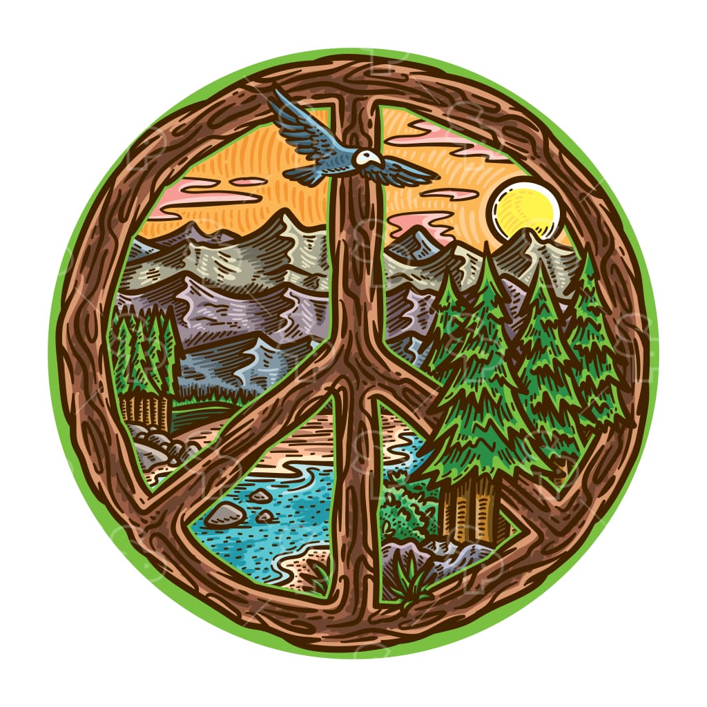 1611 - Peace Sign Mountains