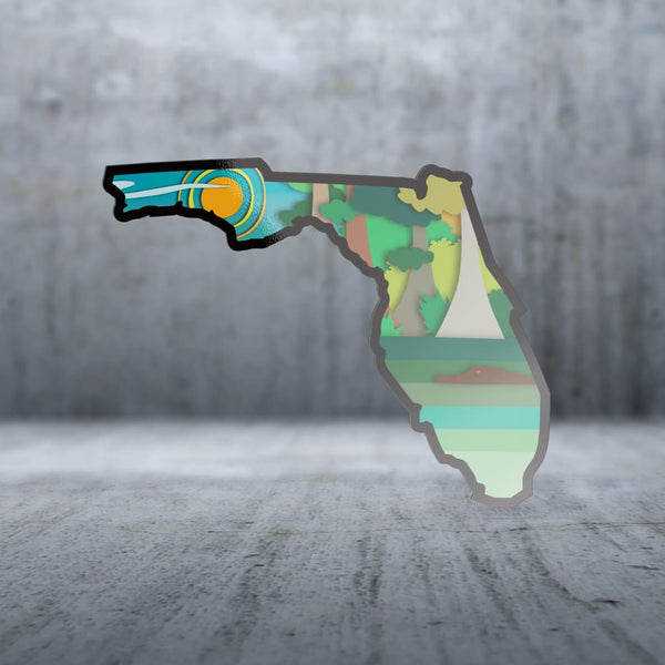 Sticker Pack | 16326 - Geo Landscape - Florida
