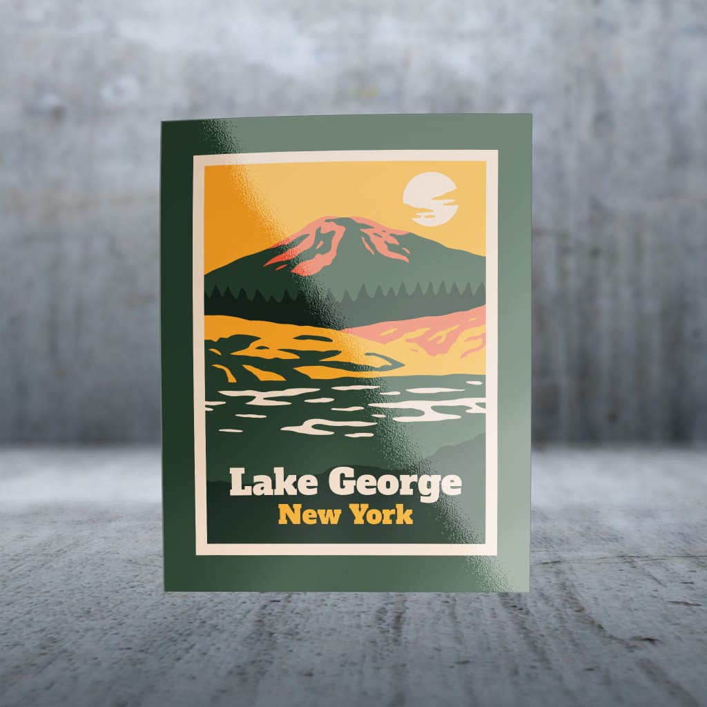 Lake Sticker Pack Sticker Pack | 16485 - Mountain - Lake with Rounded