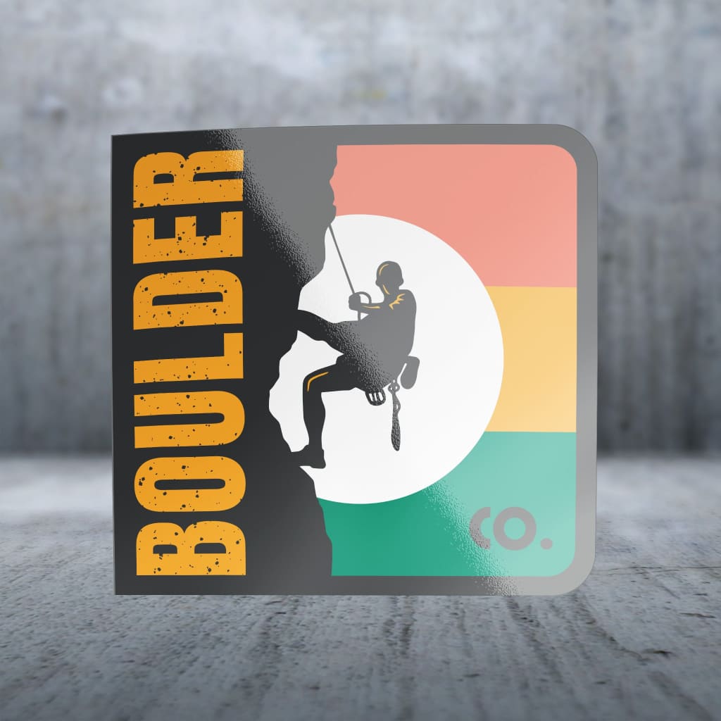 Climb Rocks Sticker Sticker Pack | 16518 - Rock Climb Sunrise Time