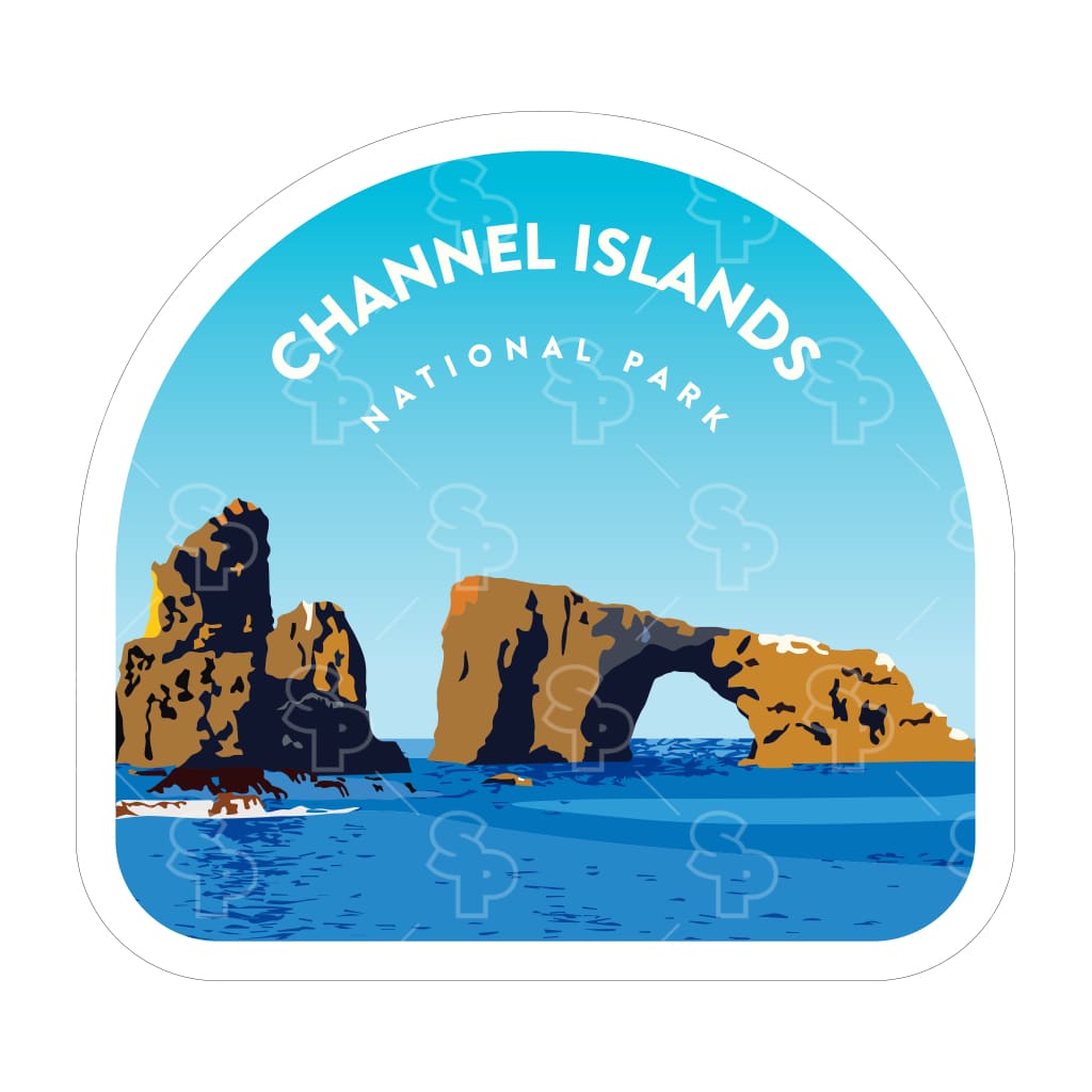 1656 - Clean Np Badge Channel Islands