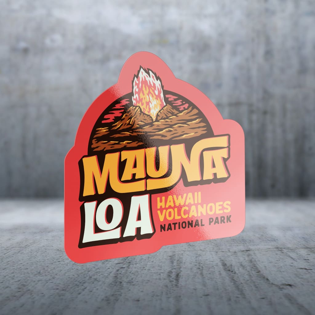 Sticker Pack | 16563 - Hawaii Volcanoes - Mauna Loa