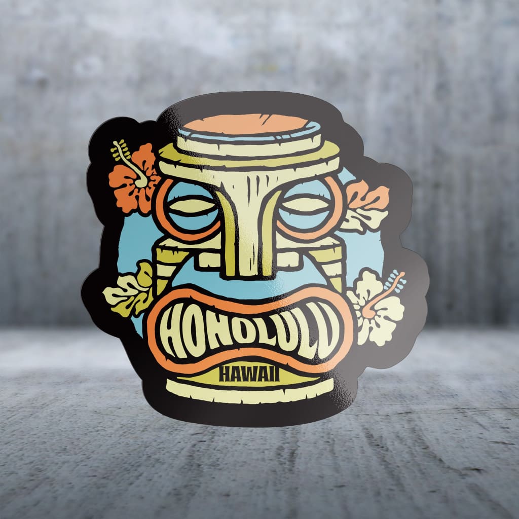 Sticker Pack | 16584 - Hawaii - Tiki Mouth