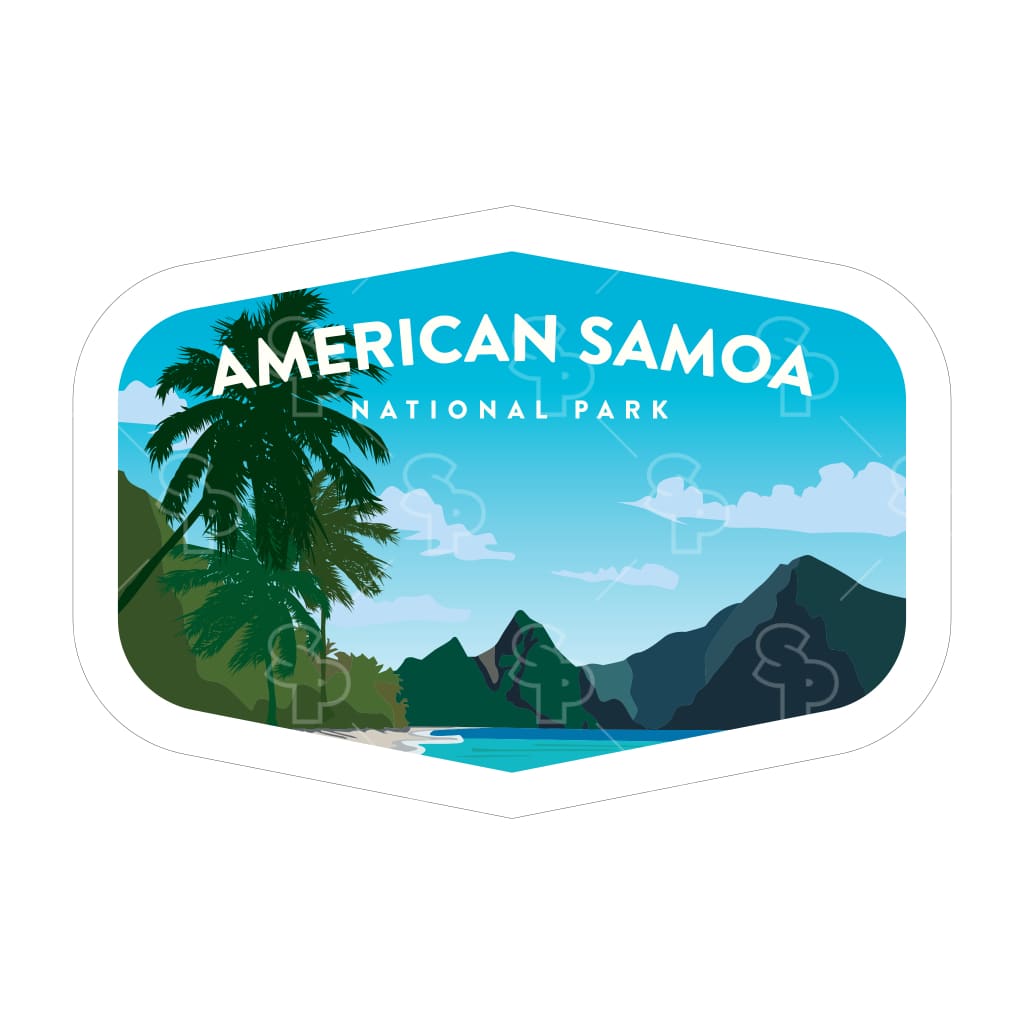 1659 - Clean Np Badge American Samoa