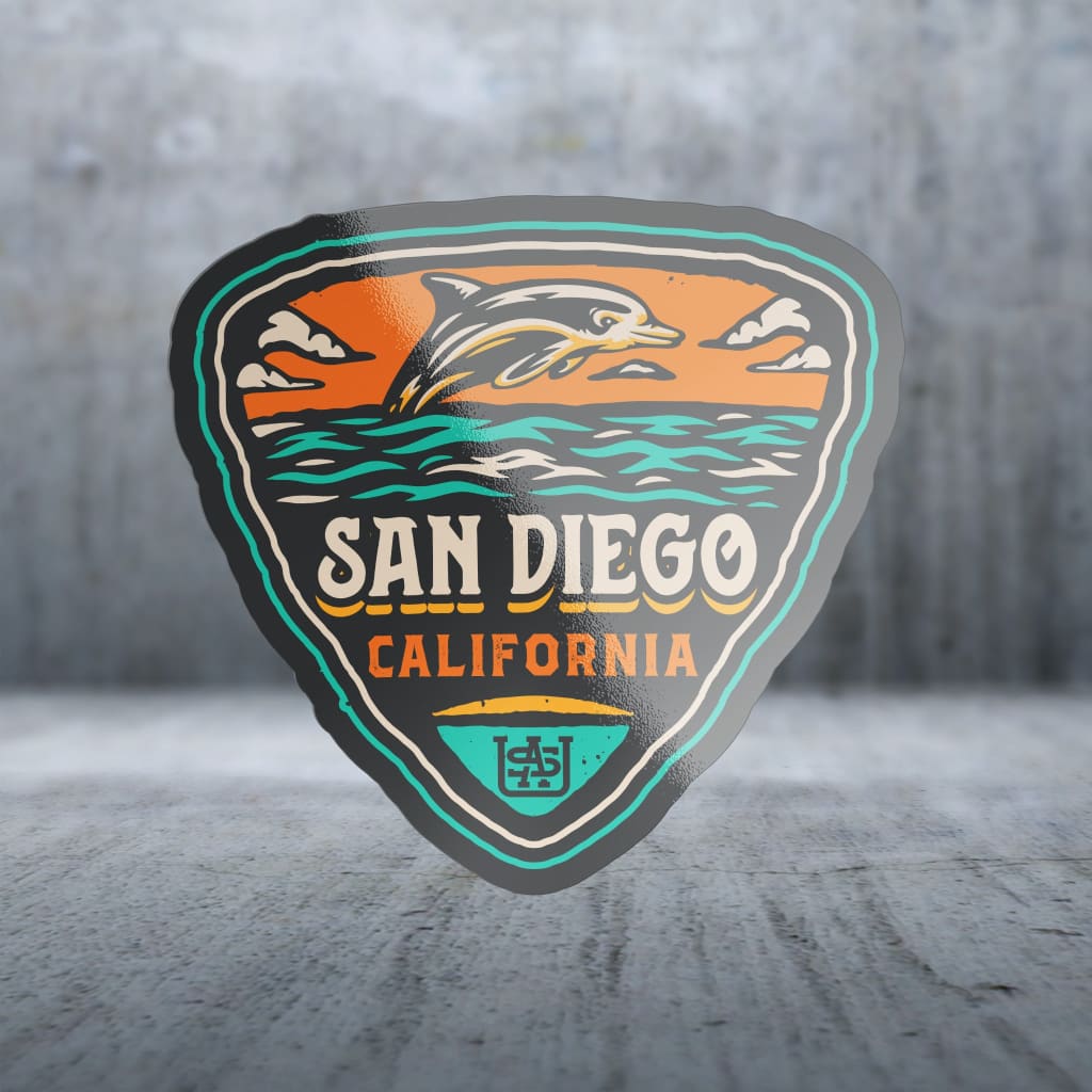 Sticker Pack | 16628 - Coastal - Retro Dolphin