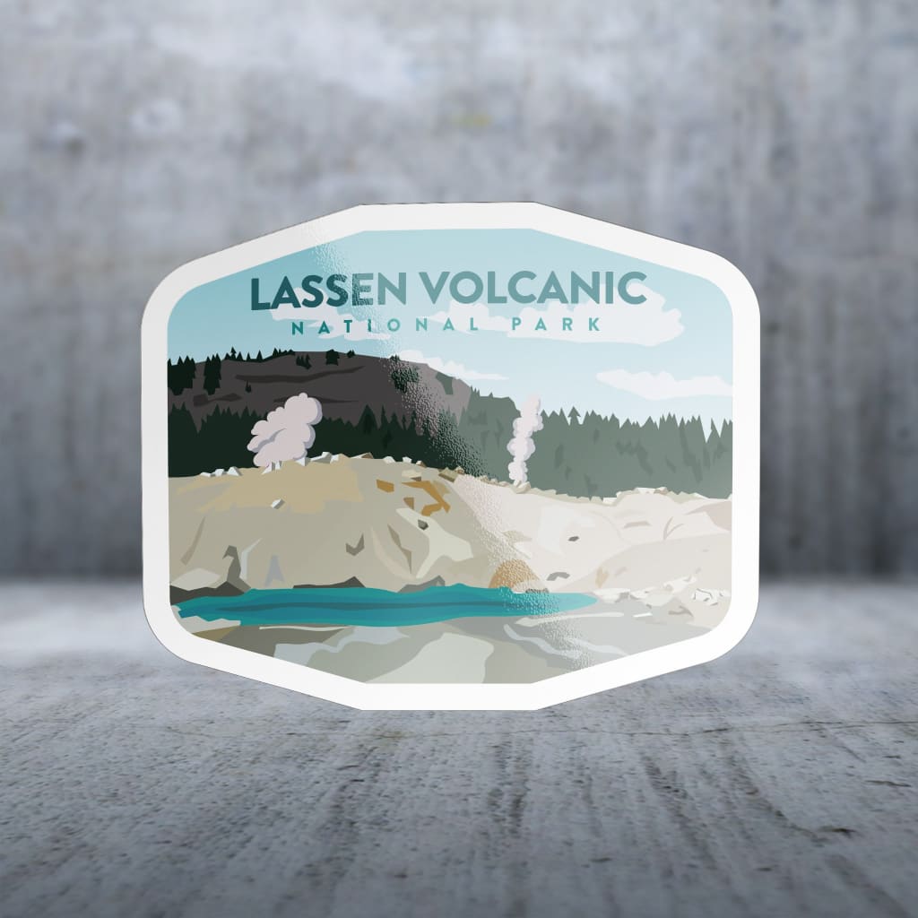 1665 - Clean Np Badge Lassen Volcanic