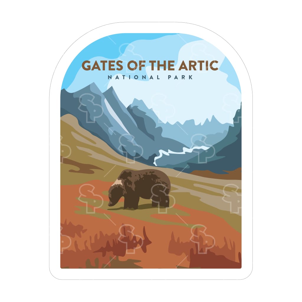 1667 - Clean Np Badge Gates Of The Arctic