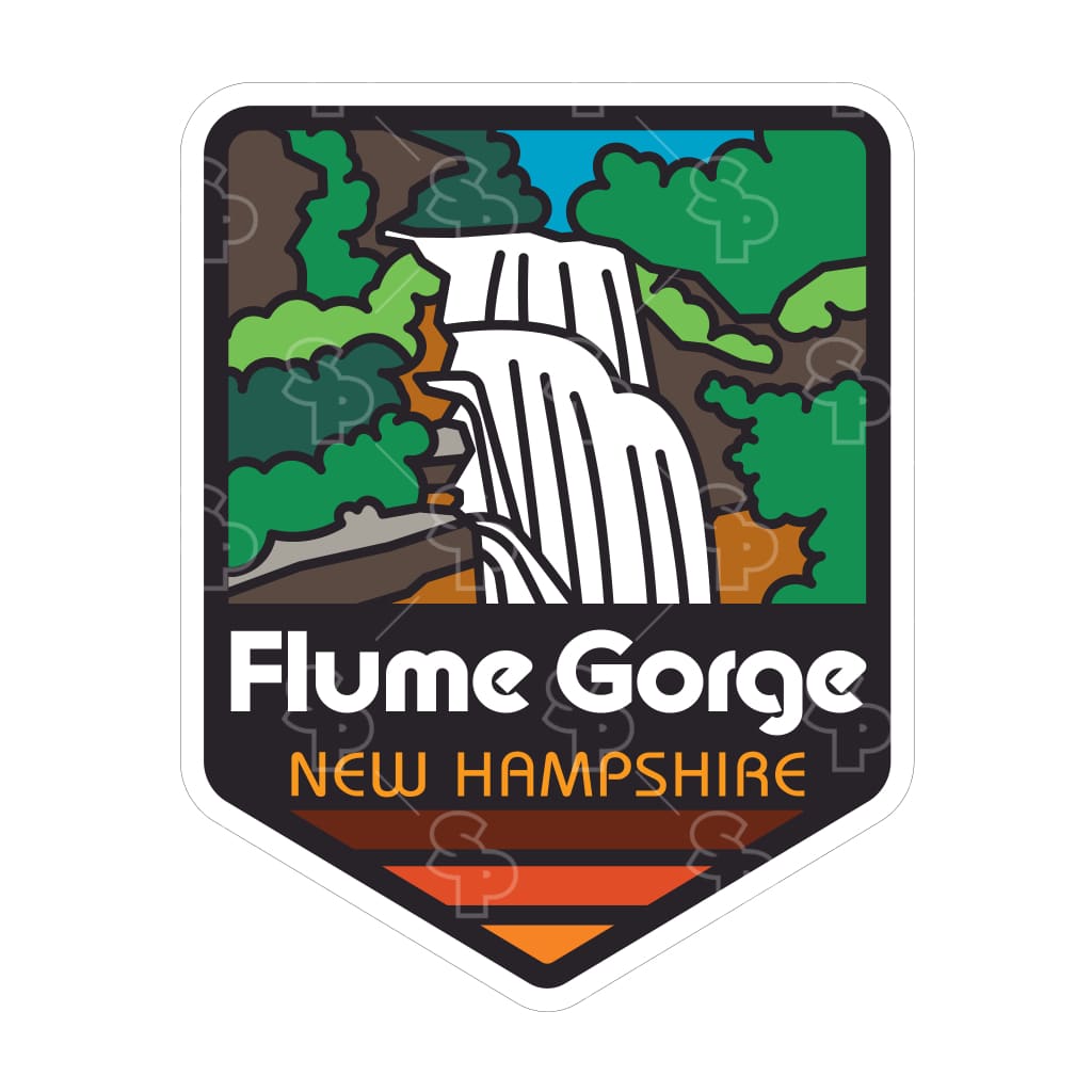 16801 - Rainbow Badge - Flume Gorge