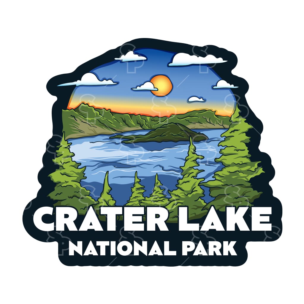 Sticker Pack | 16872 - Real Color - Crater Lake