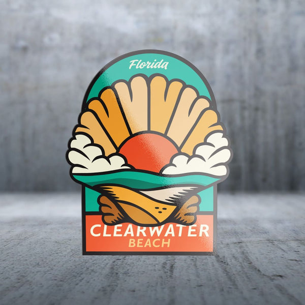 Clam Shell Sticker Sticker Pack | 17008 - Coastal - Clam Shell Wave