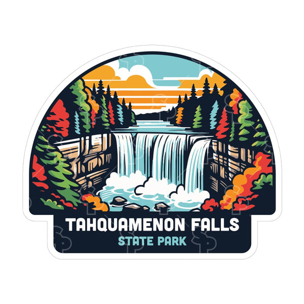 Sticker Pack | 17021 - Vibrant Color Flow - Foliage Waterfall