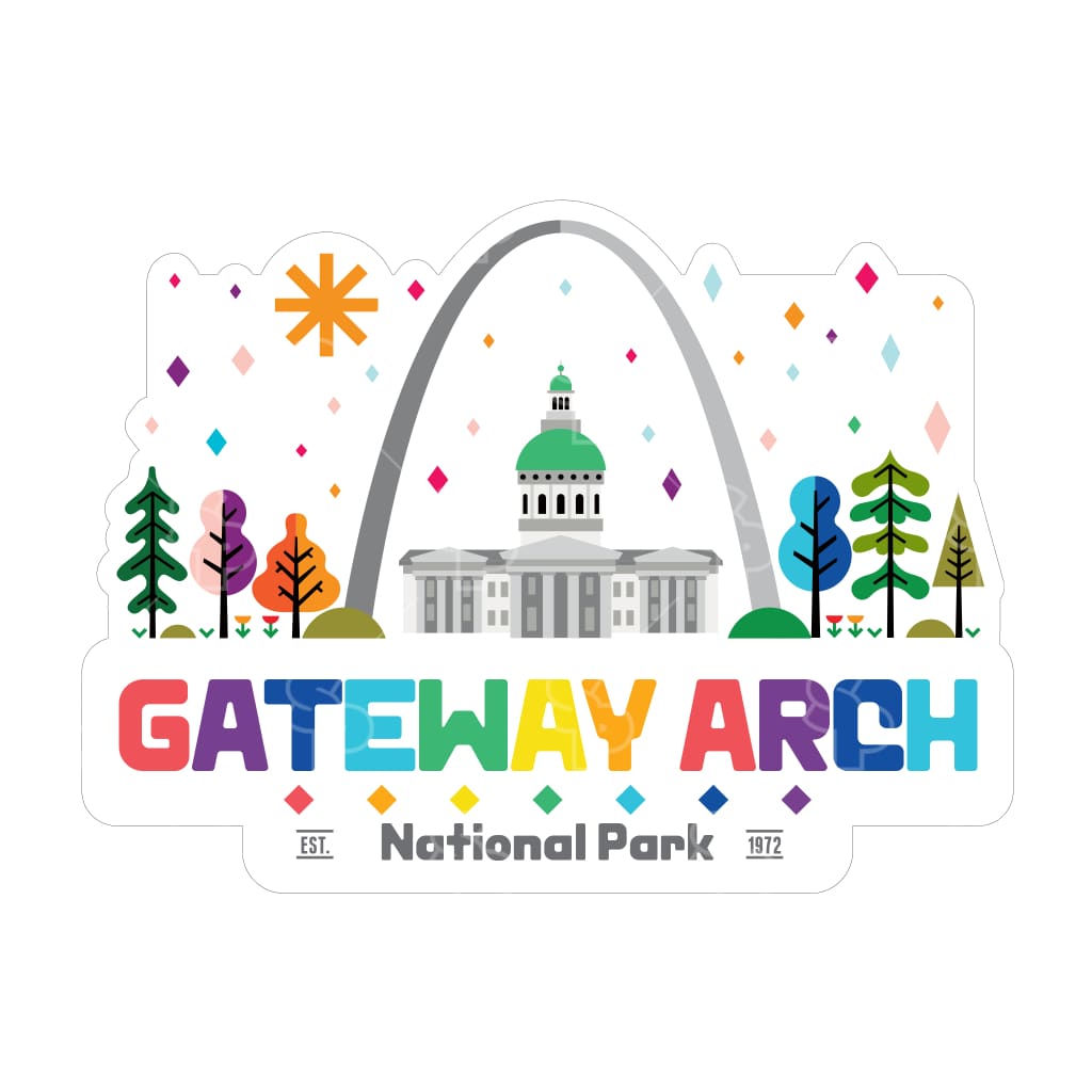 17214 - Color Icons - Gateway Arch
