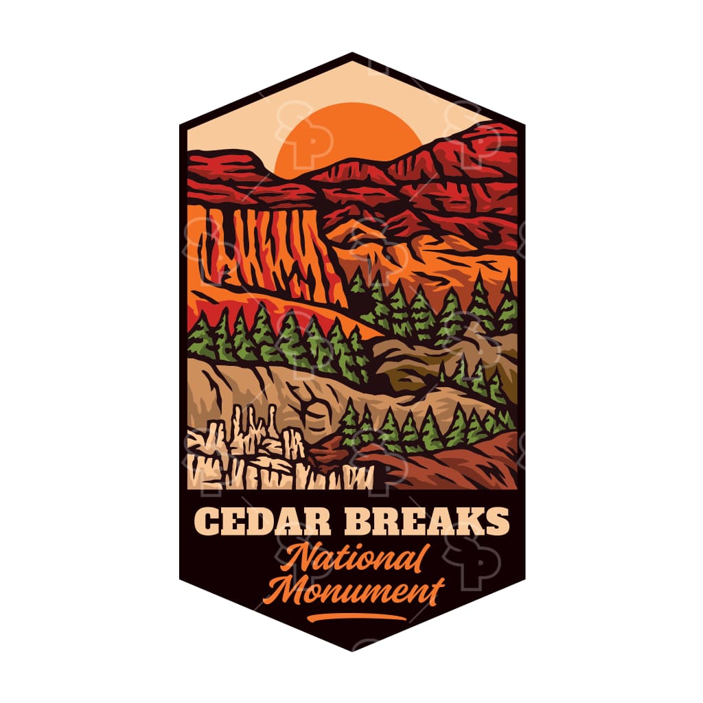 Sticker Pack | 17229 - Natural Hex - Cedar Breaks