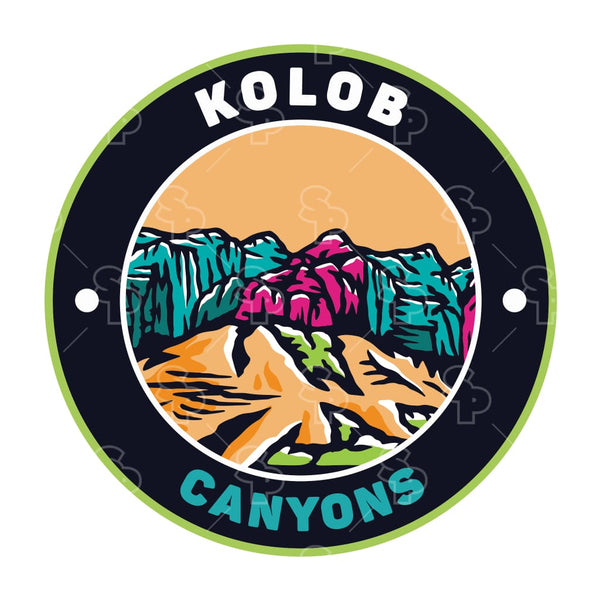 Sticker Pack | 17240 - Circle Color Spectrum - Kolob Canyons