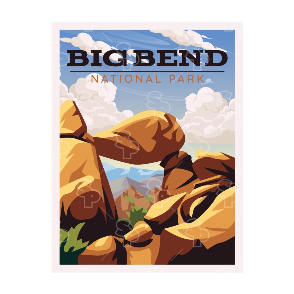 17649 - Vintage Poster - Big Bend