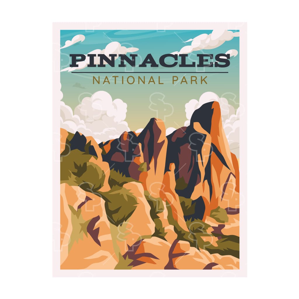 17691 - Vintage Poster - Pinnacles