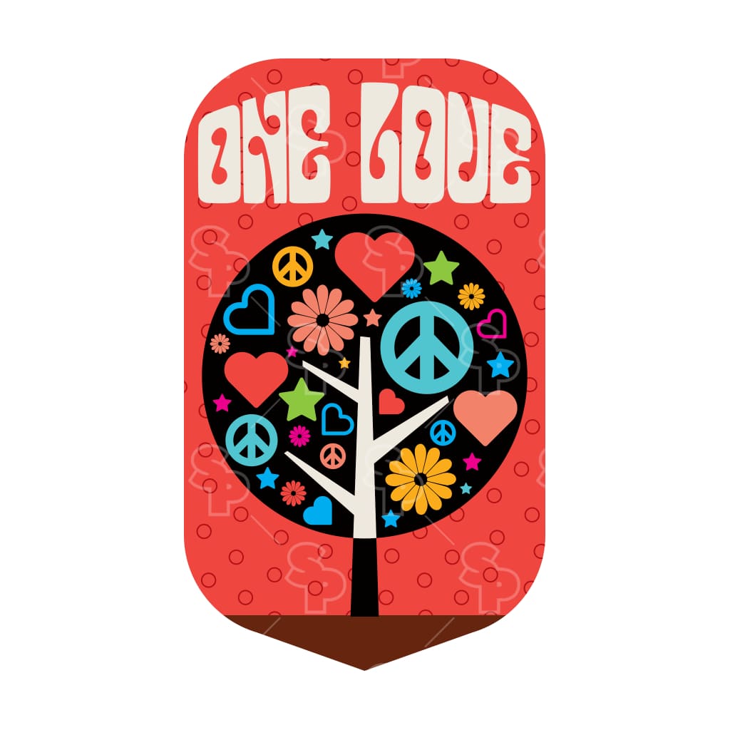 1778 - Hippie One Love Tree