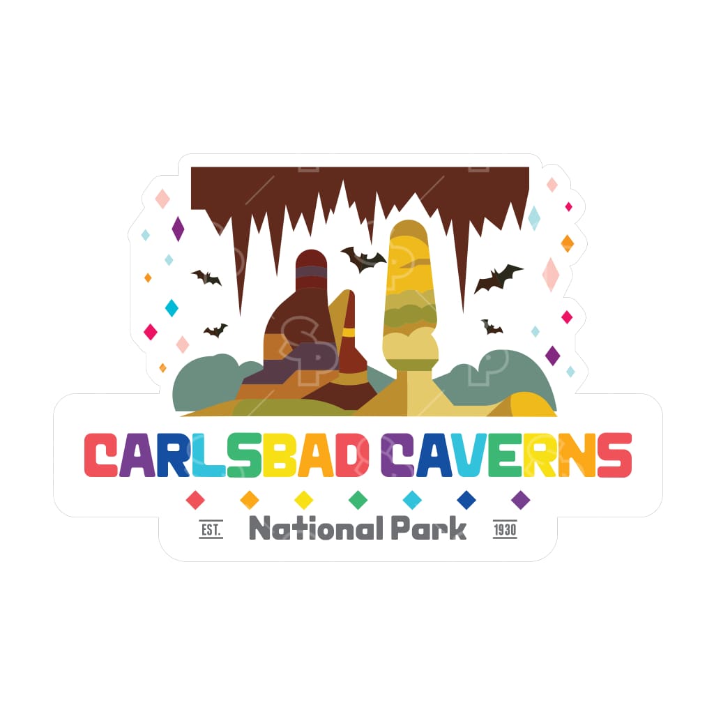 17840 - Color Icons - Carlsbad Caverns