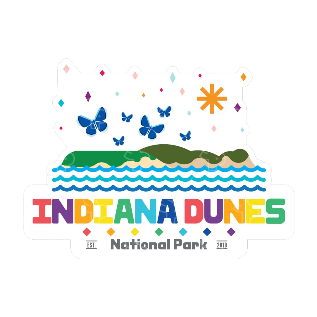 17863 - Color Icons - Indiana Dunes
