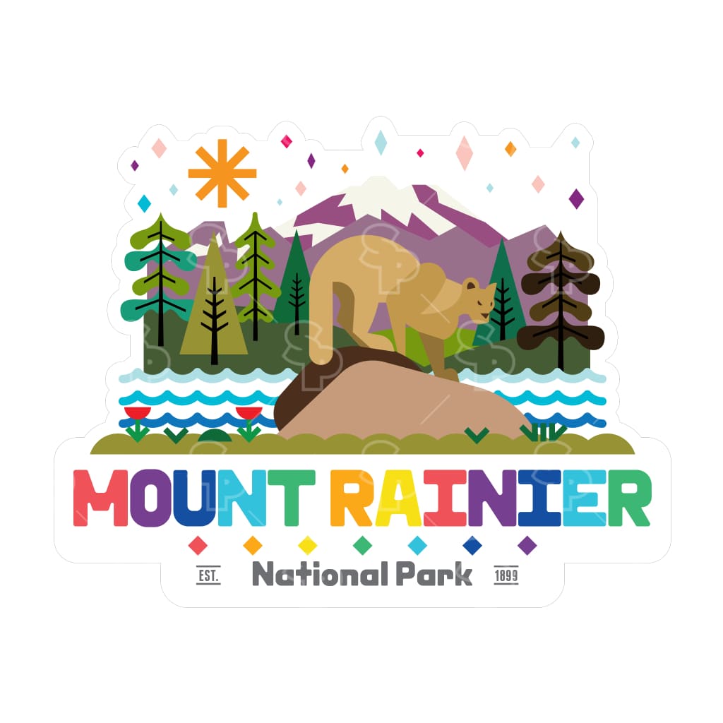 17874 - Color Icons - Mount Rainier