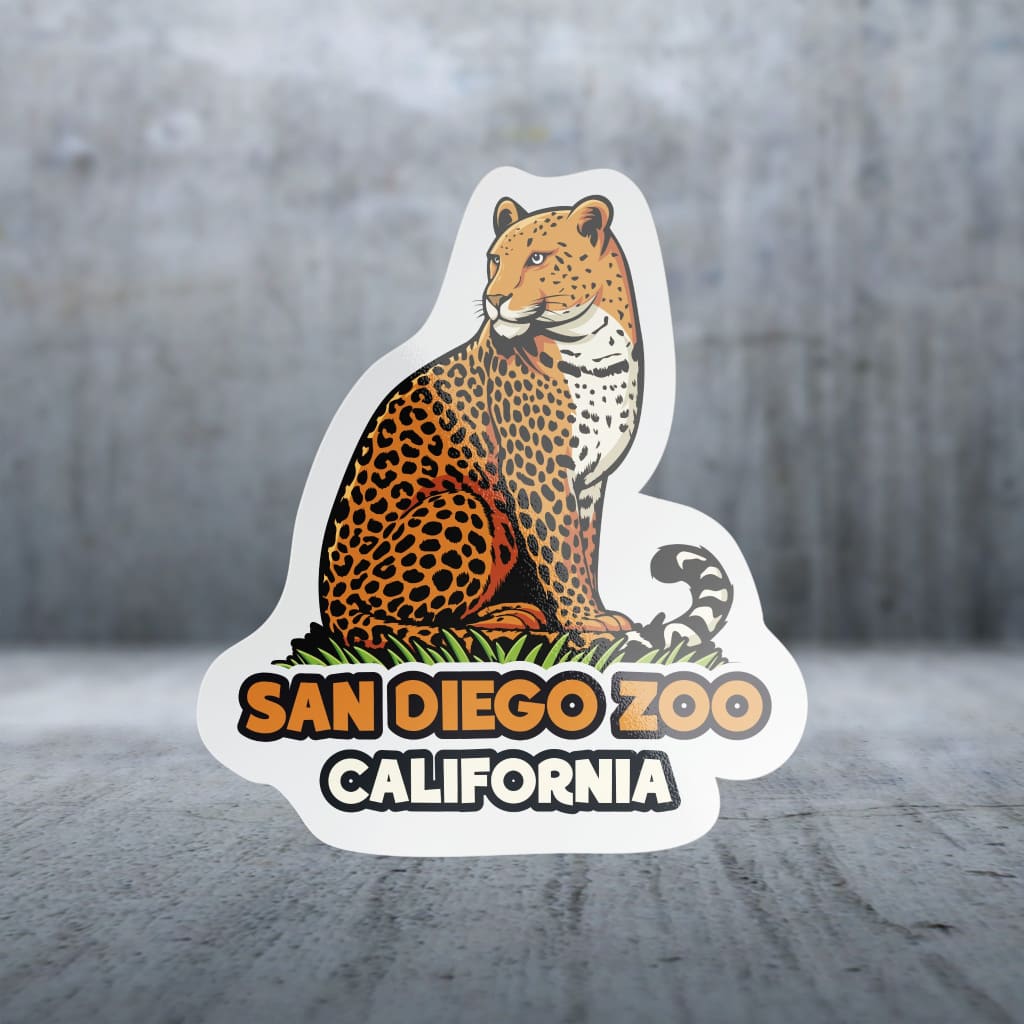 Sticker Pack | 17978 - Zoo Illustration - Leopard