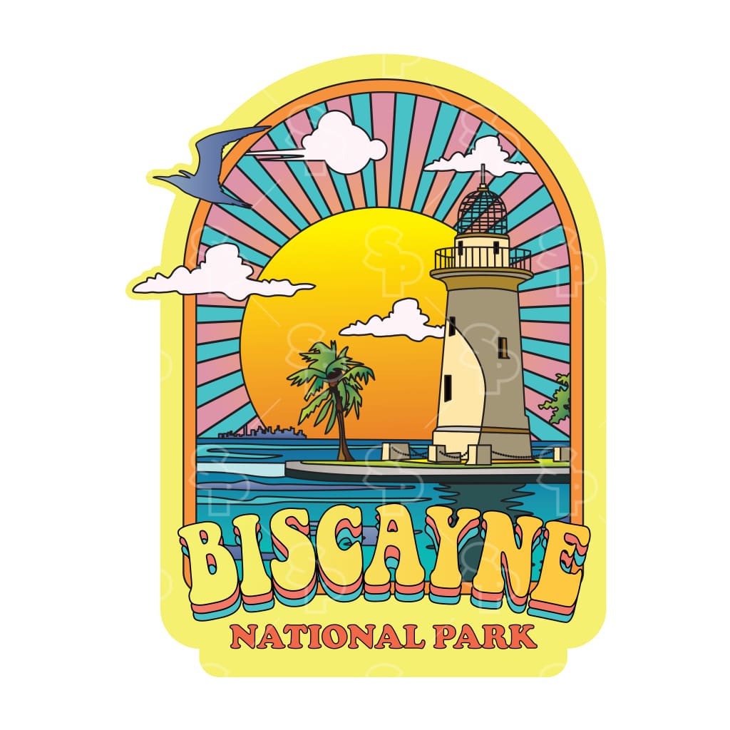 18138 - Pastel Sunset - Biscayne - Boca Chita Key Lighthouse