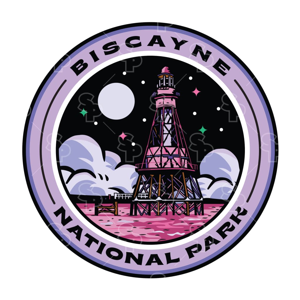 18141 - Neon Purple - Biscayne - Fowey Rocks Lighthouse