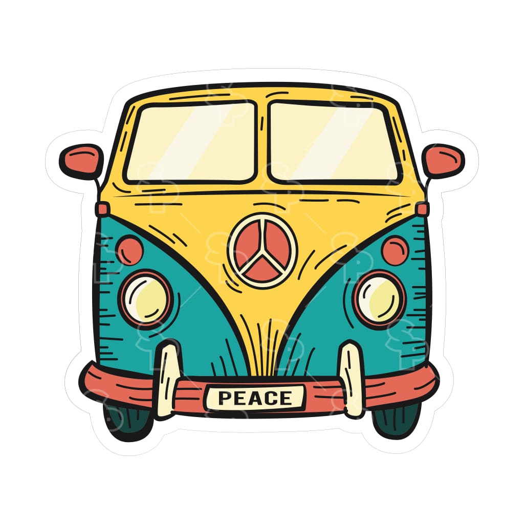 1838 - Hippie Vw Bus