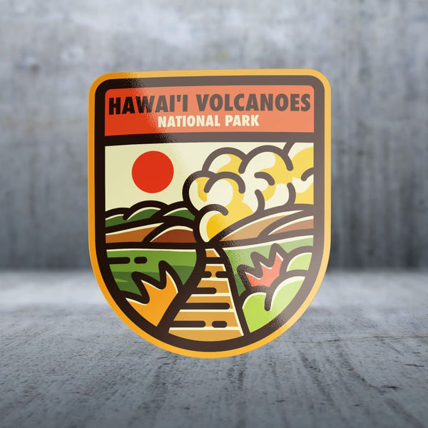 Sticker Pack | 18415 - Shield Lines - Sulfur Vent - Hawaii Volcanoes
