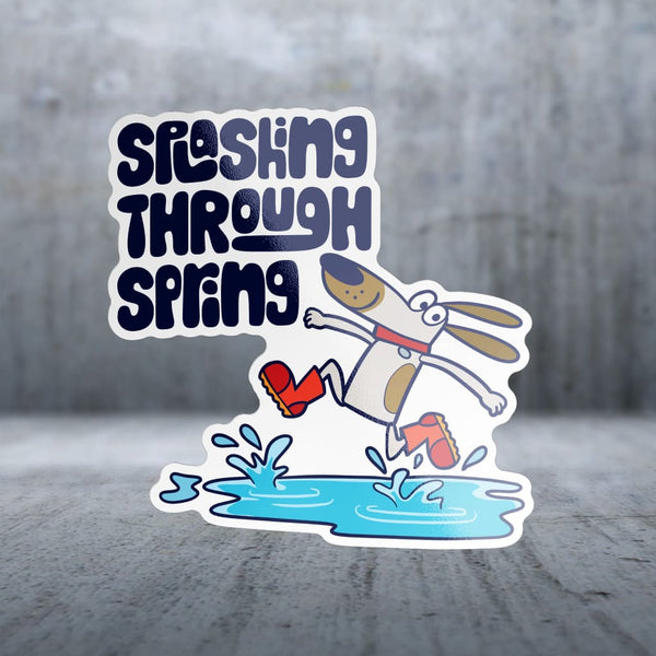 Splash Puddle Sticker Sticker Pack | 18580 - Dog Puddle Splash