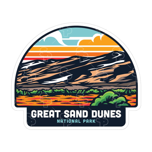 Sticker Pack | 18686 - Rounded Shades - Great Sand Dunes