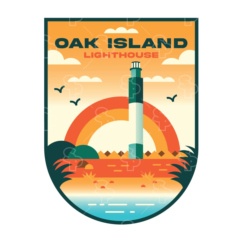 18931 - Gradient Highlights - Oak Island Lighthouse