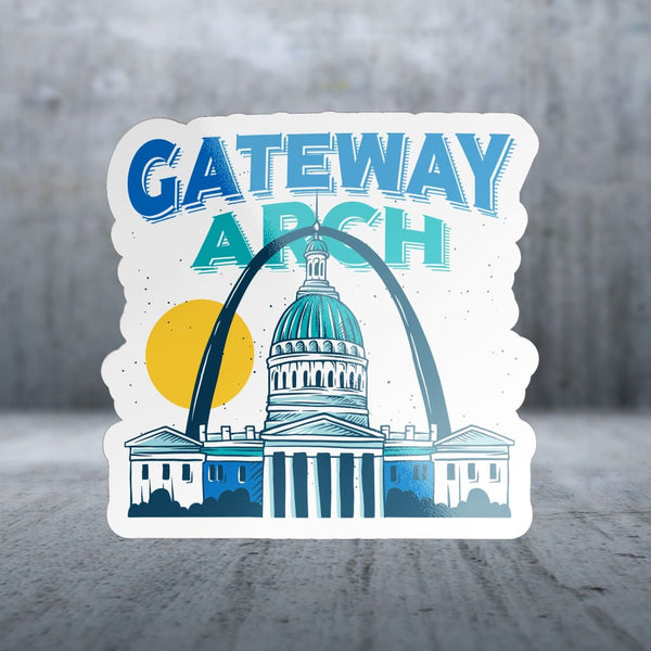 Sticker Pack | 19033 - Gateway Arch - Old Courthouse - Pops of Color