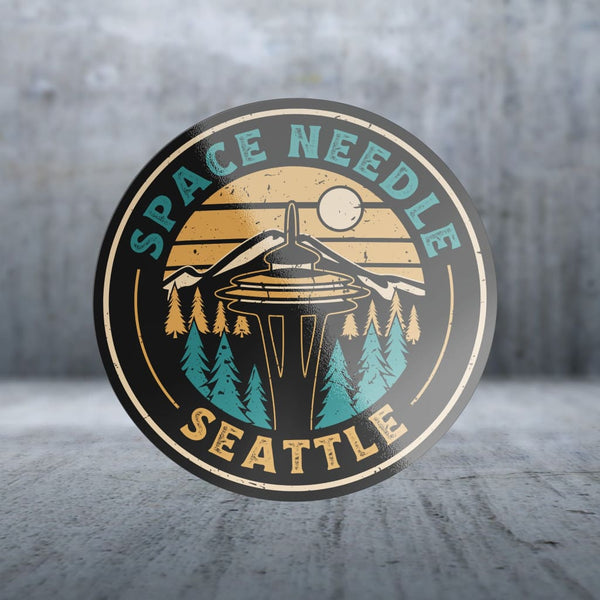 Sticker Pack | 19059 - Space Needle - Forest Scene