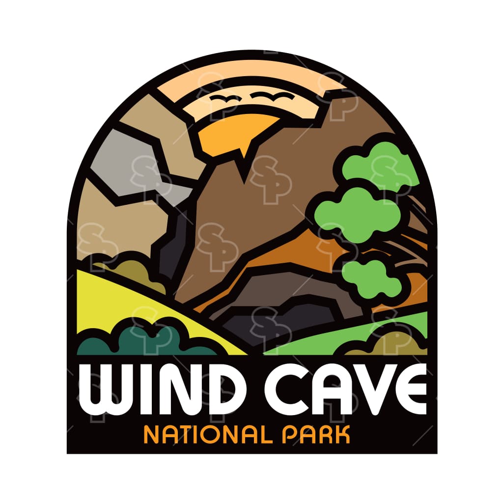 19995 - Rainbow Badge - Wind Cave