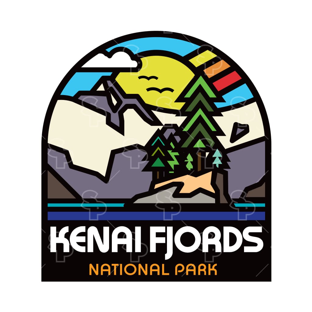 20005 - Rainbow Badge - Kenai Fjords
