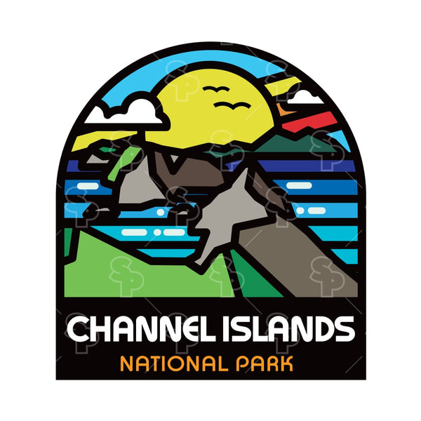 Sticker Pack | 20010 - Rainbow Badge - Channel Islands