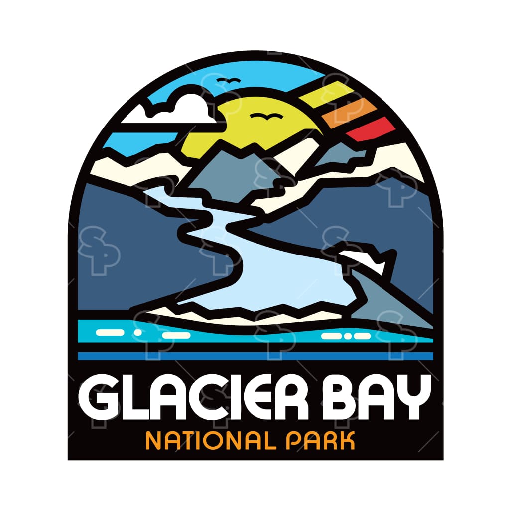 20017 - Rainbow Badge - Glacier Bay