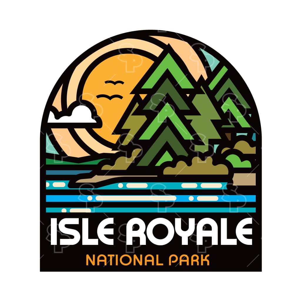 20020 - Rainbow Badge - Isle Royale