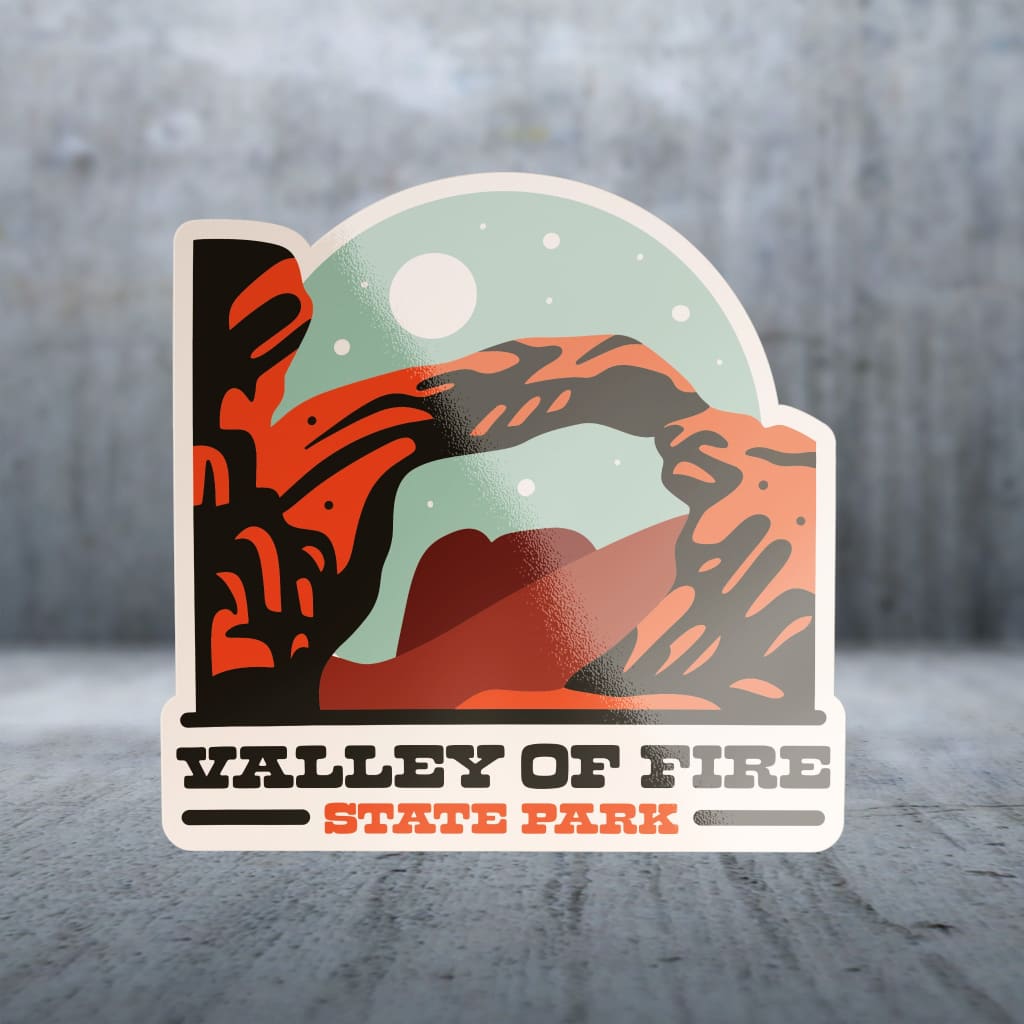 Sticker Overhand Sign Sticker Pack | 20234 - Toon Overhang - Valley of Fire