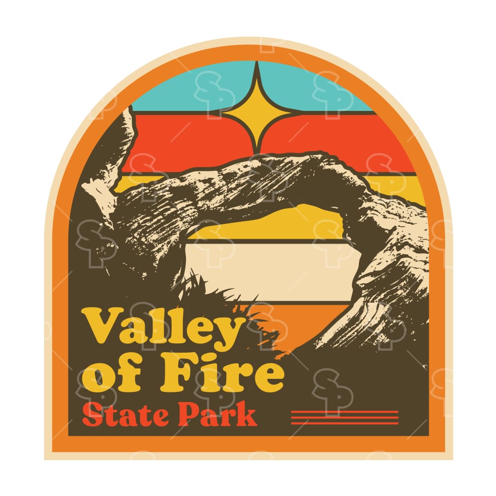 Sticker Overhand Sign Sticker Pack | 20251 - Overhang Sparkle - Valley of Fire