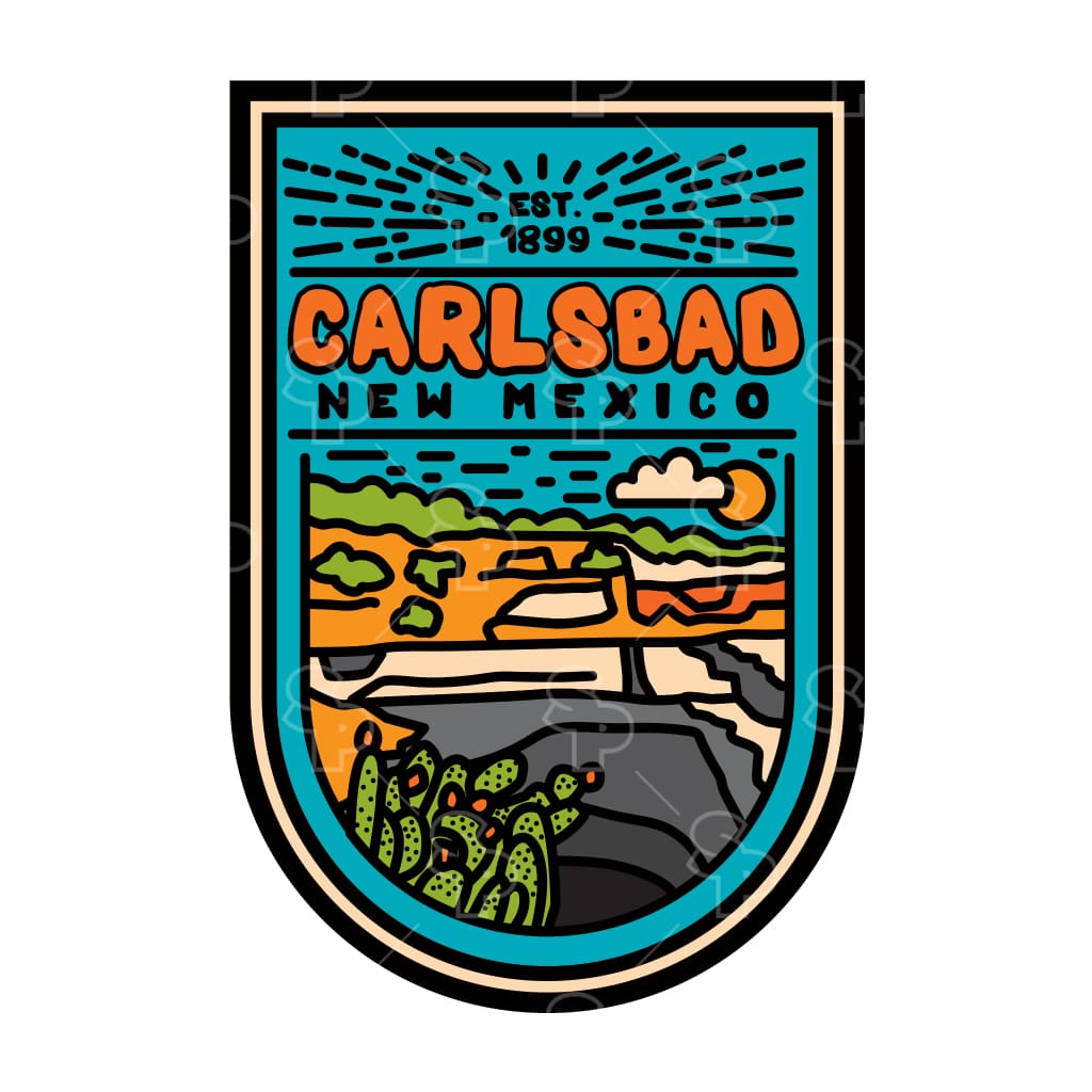 20267 - Cactus Badge- Southwest Scenery