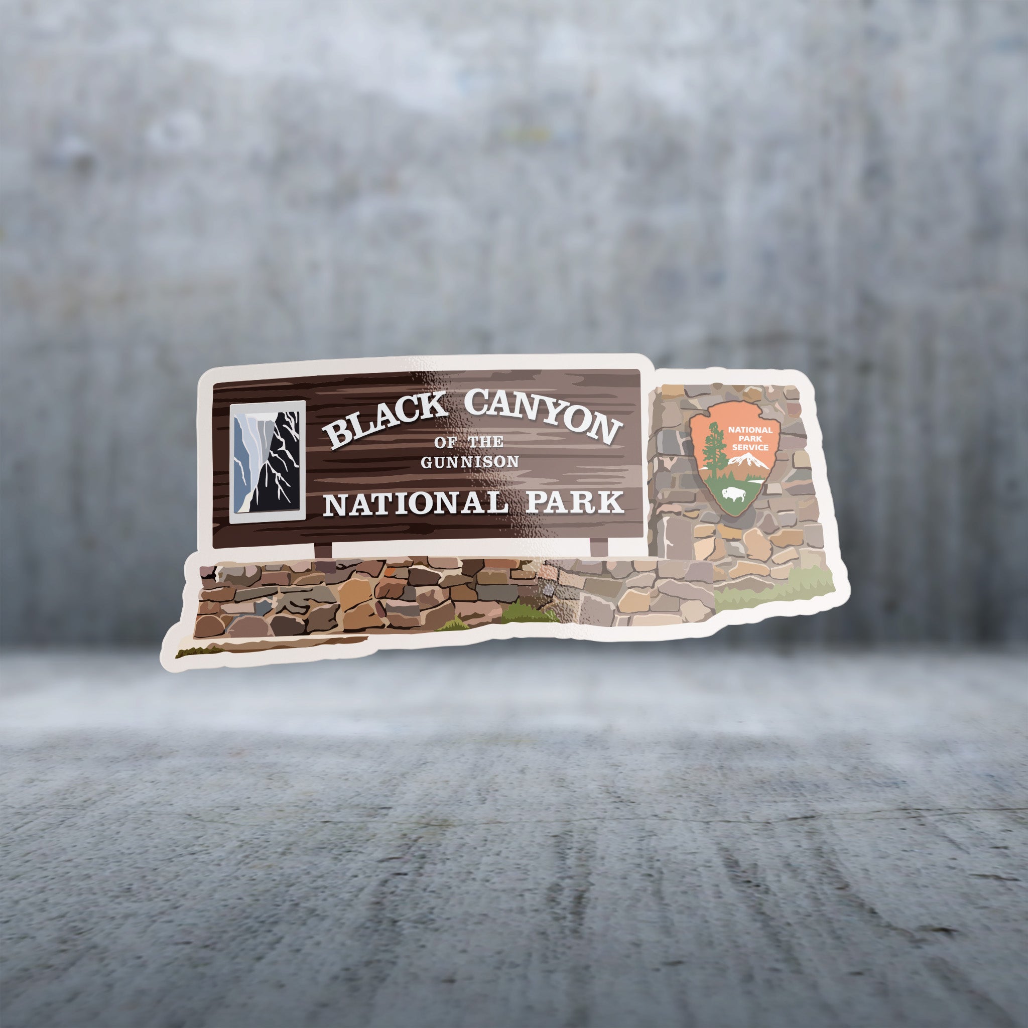 20353 - Park Sign - Black Canyon of the Gunnison